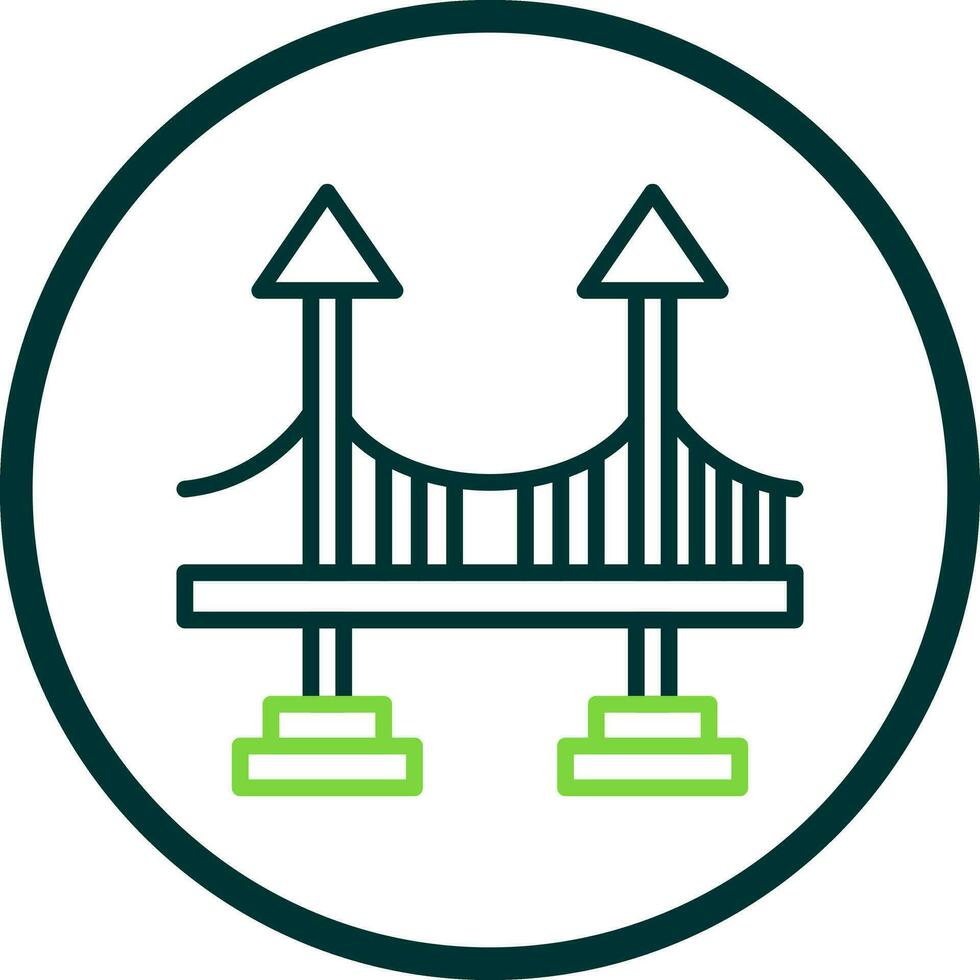 diseño de icono de vector de puente