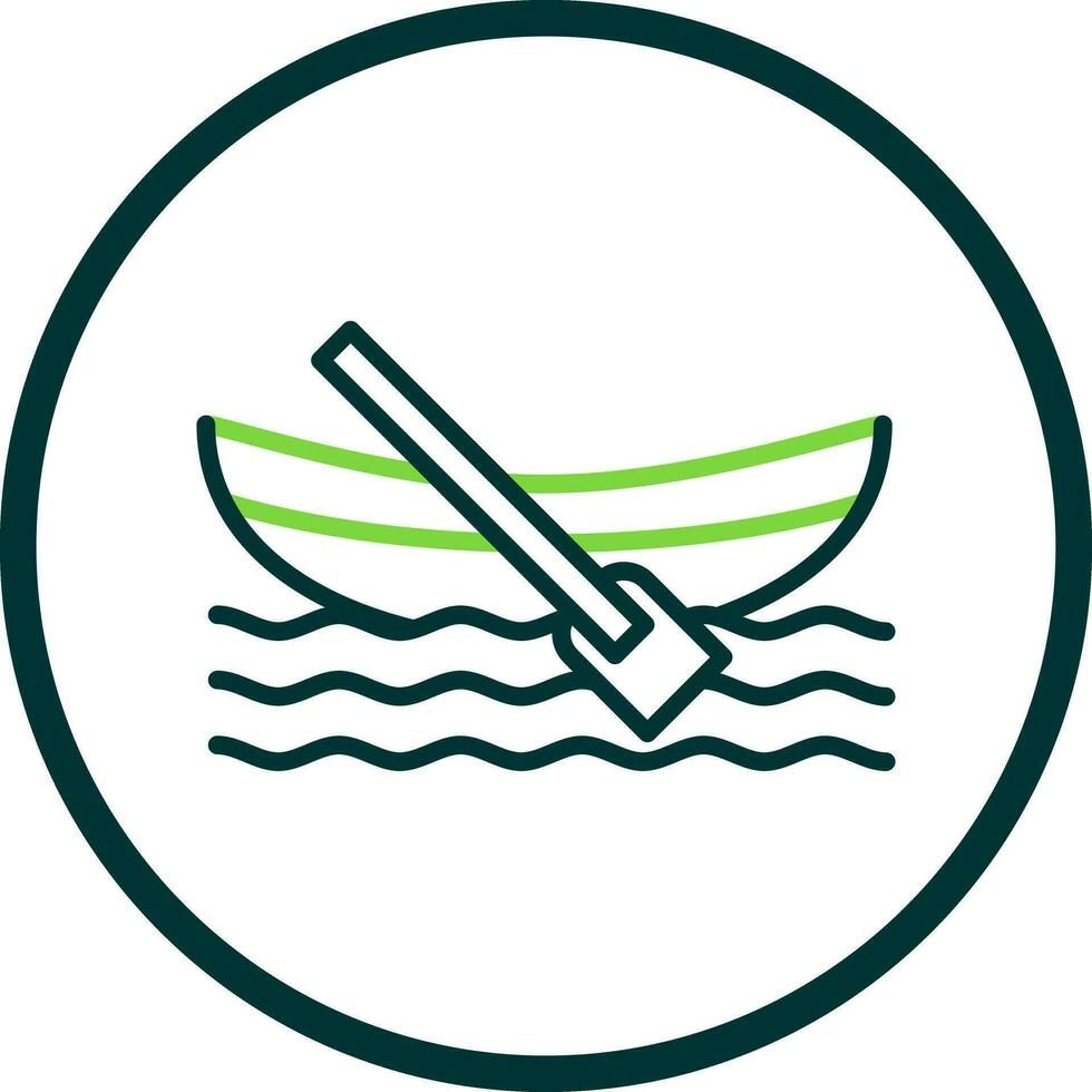 Dinghy Vector Icon Design