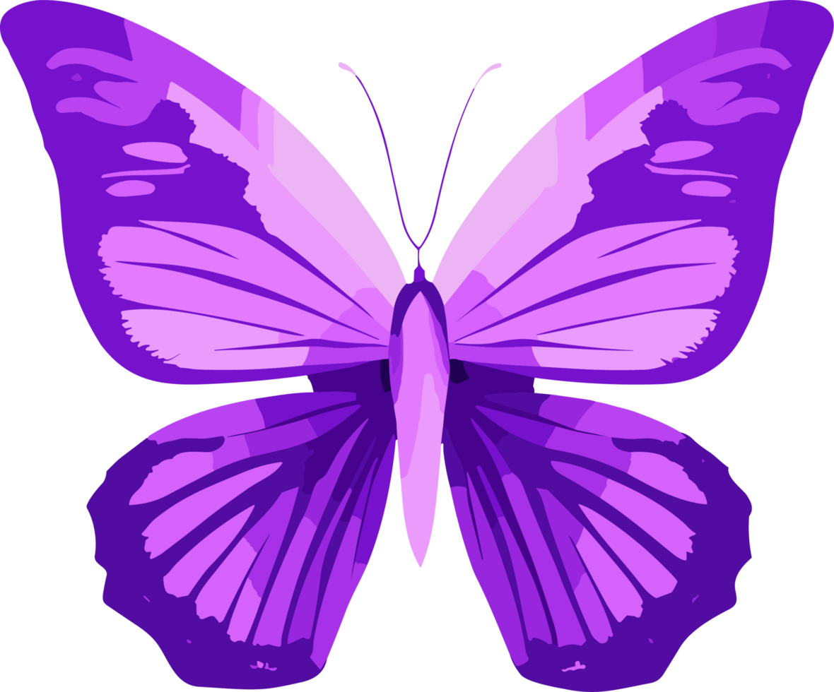 colorful butterfly ai generative png