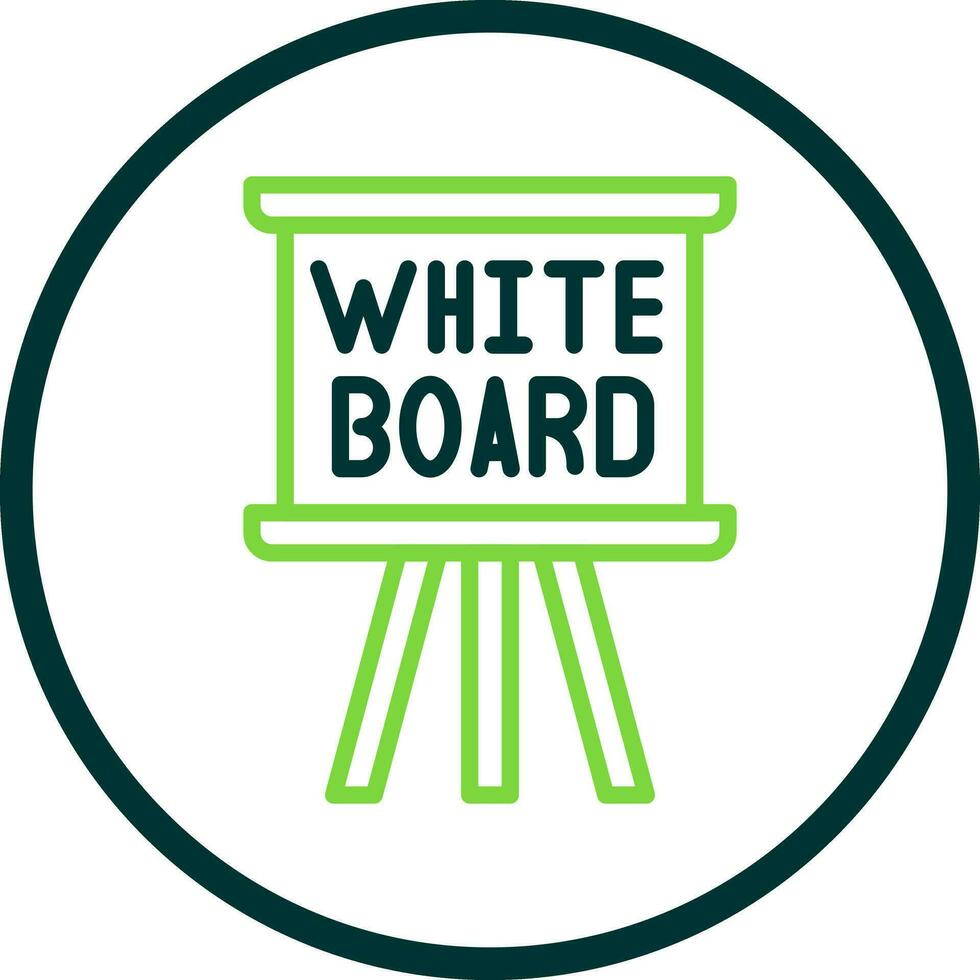 Whiteboard Vector Icon Design