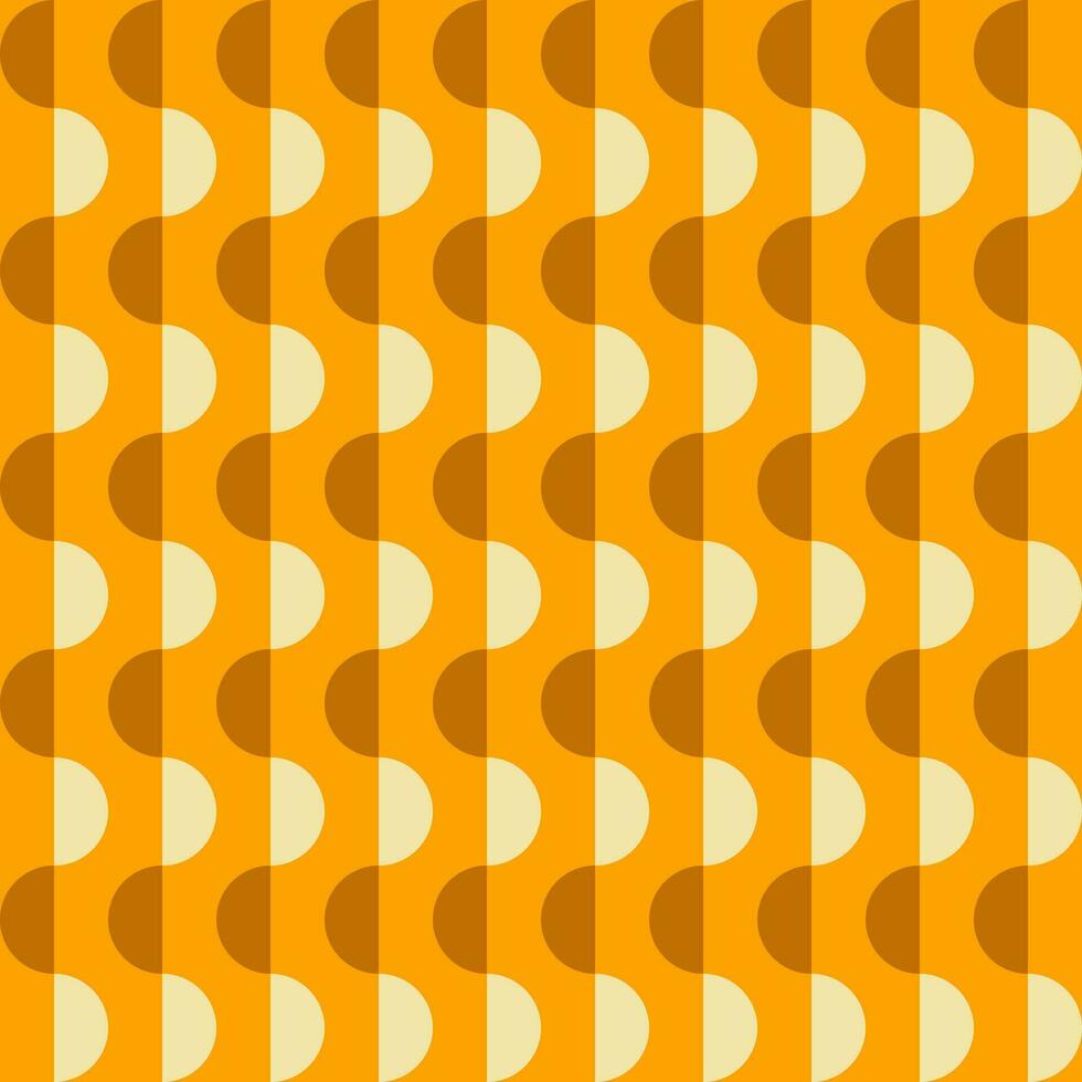 Abstract small with yellow color half circles seamless pattern for web, print, textile, wallpaper, gift wrapping paper and other. vector