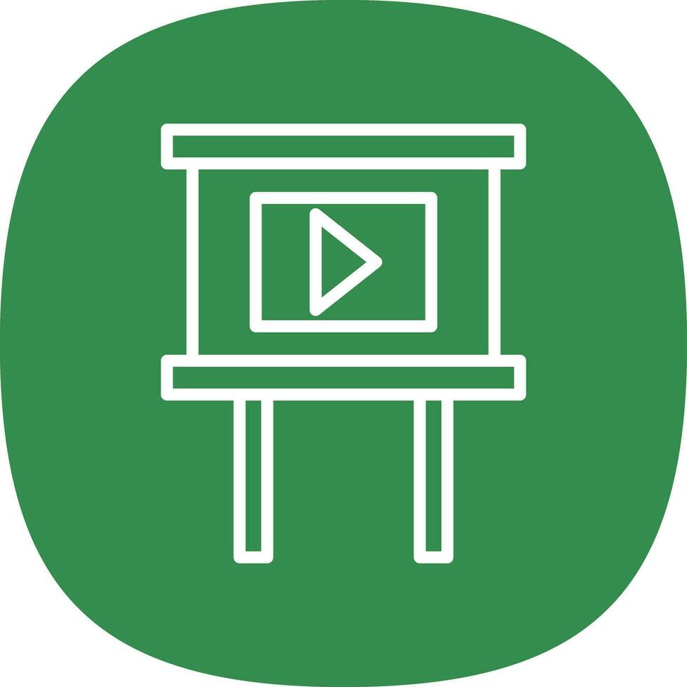 Slideshow Vector Icon Design