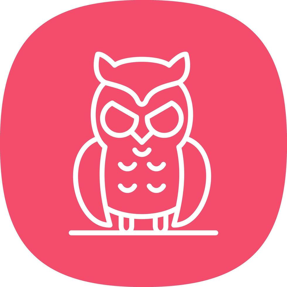 Owl Vector Icon Design