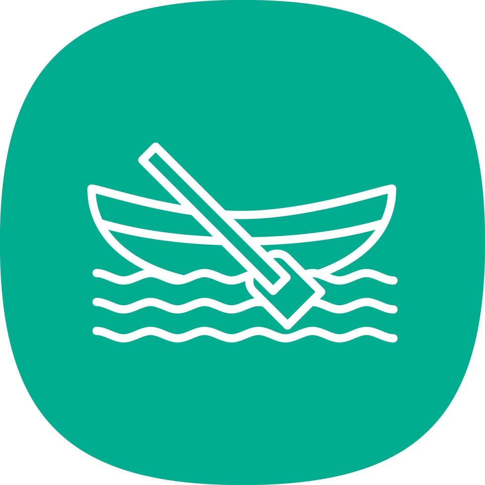 Dinghy Vector Icon Design