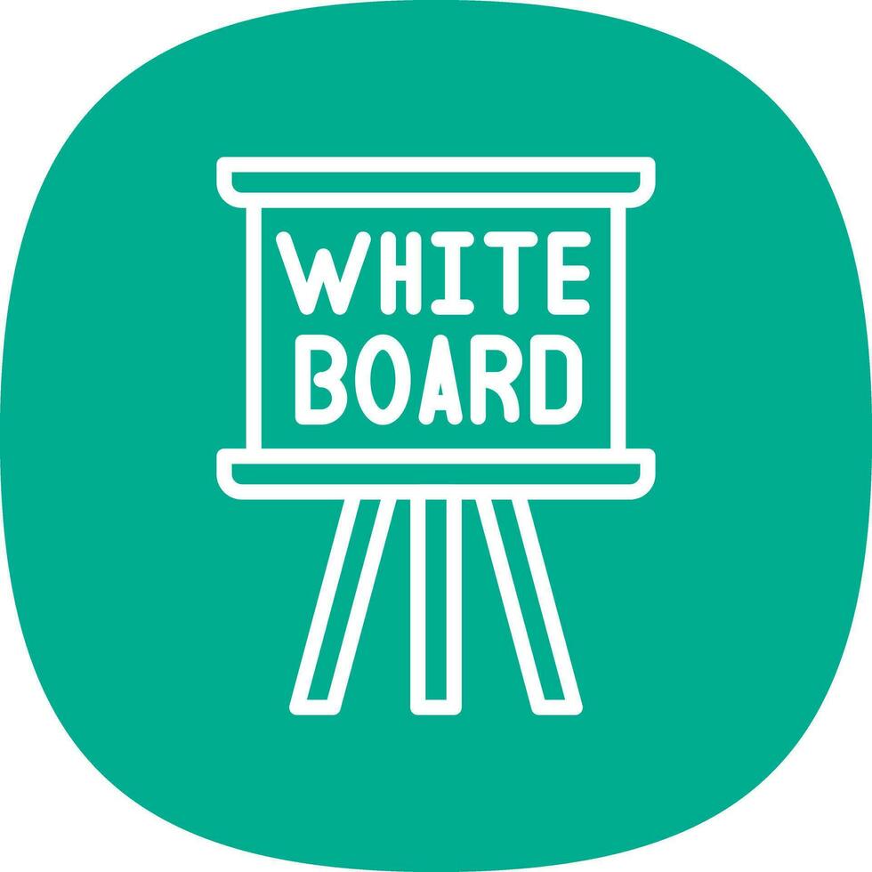 Whiteboard Vector Icon Design