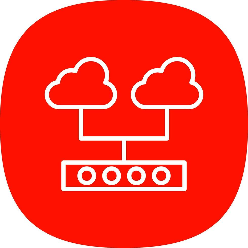 Cloud Support Vector Icon Design