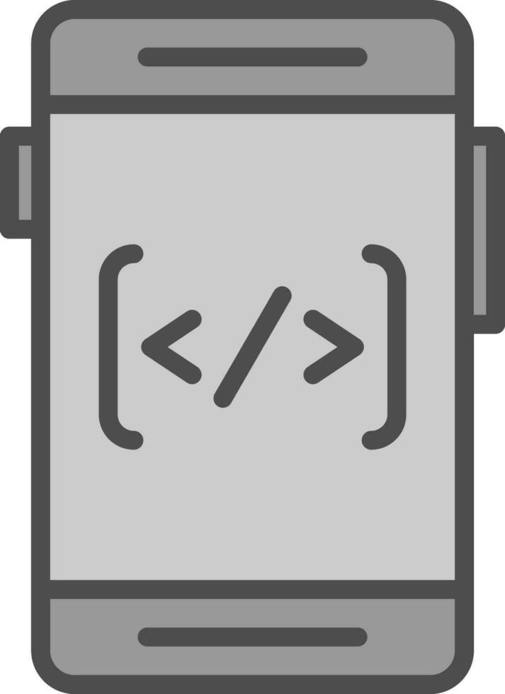 Coding Vector Icon Design