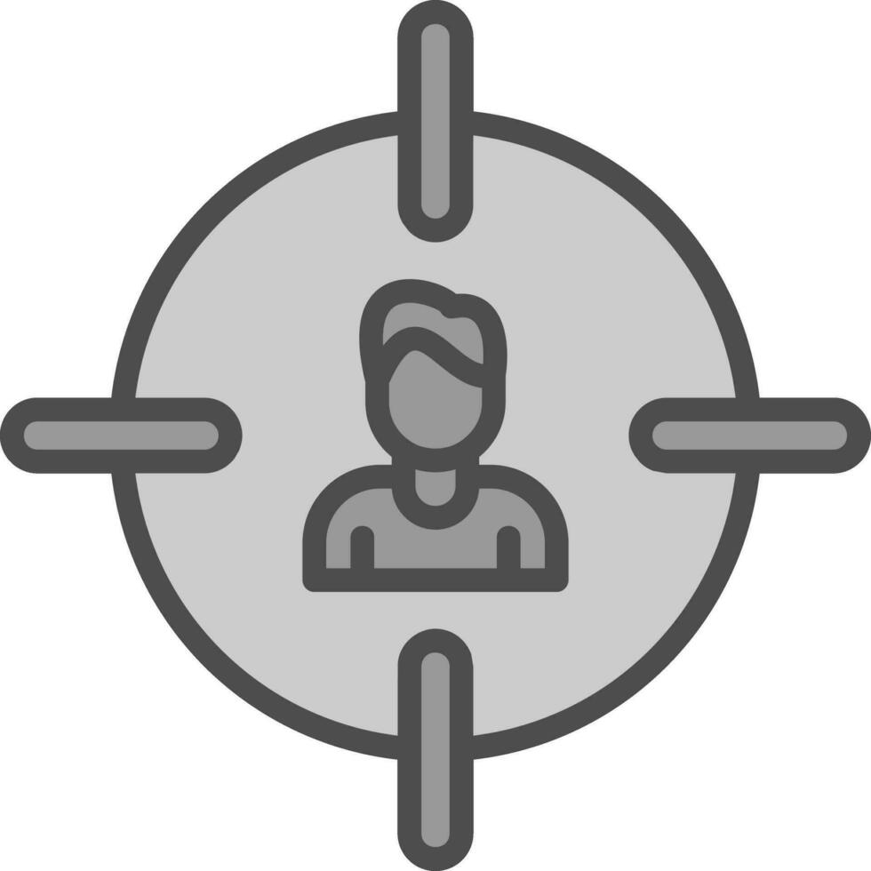 Target Audience Vector Icon Design