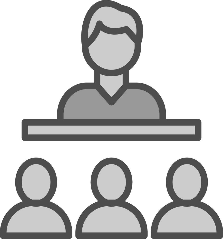 Seminar Vector Icon Design