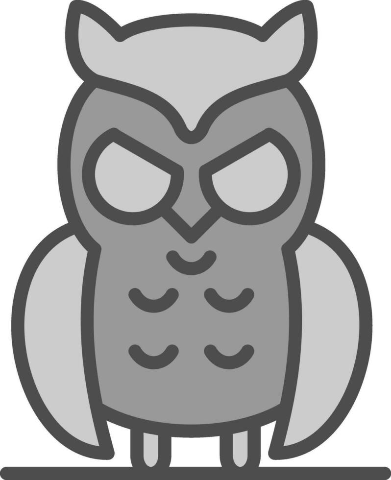 Owl Vector Icon Design