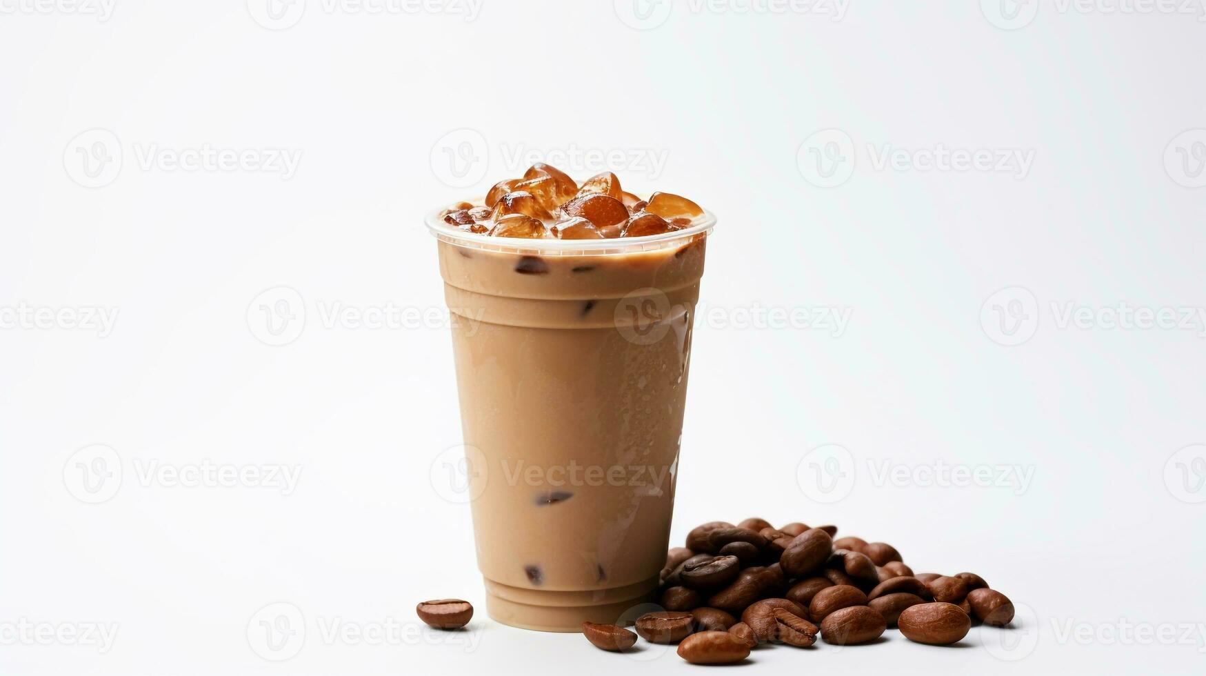 Photo of a Tamarind Cooler isolated on flat white background. Generative AI
