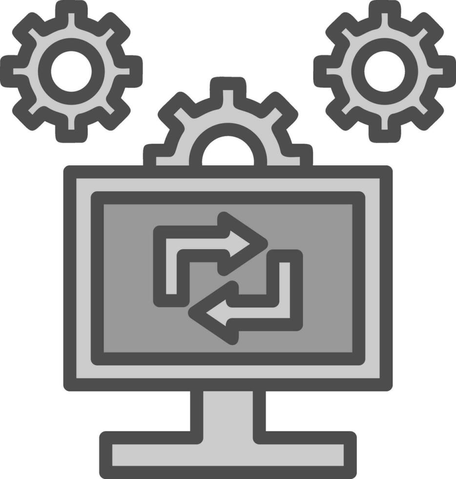 Software Configuration Vector Icon Design