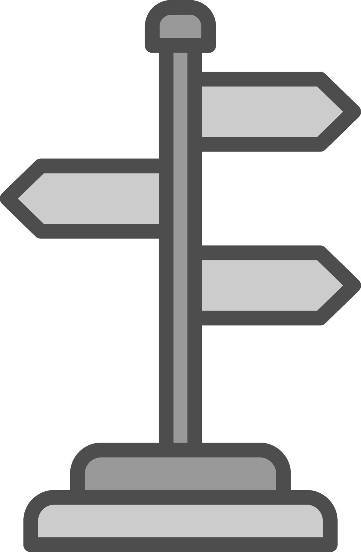 Signpost Vector Icon Design 30211009 Vector Art at Vecteezy