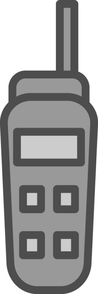 Walkie talkie Vector Icon Design