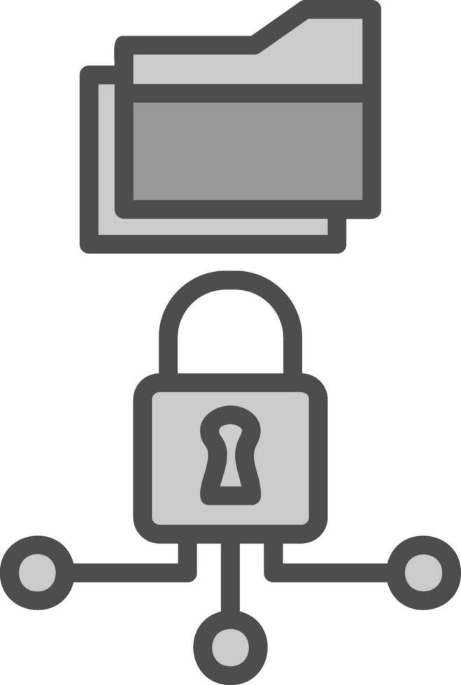 Data Encryption Vector Icon Design