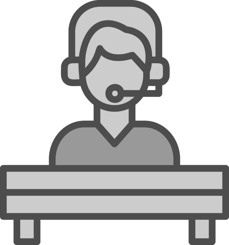 Help Desk Vector Icon Design