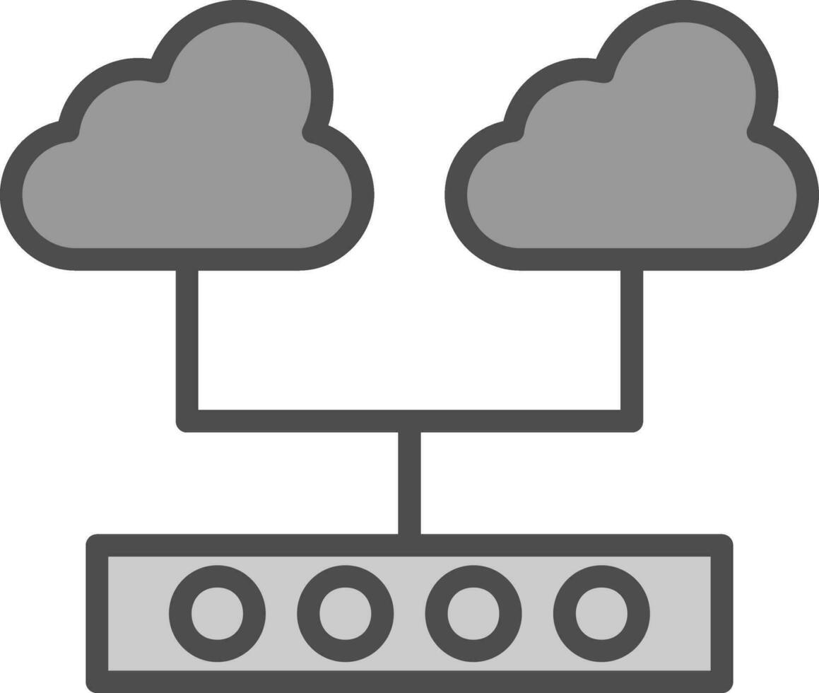 Cloud Support Vector Icon Design