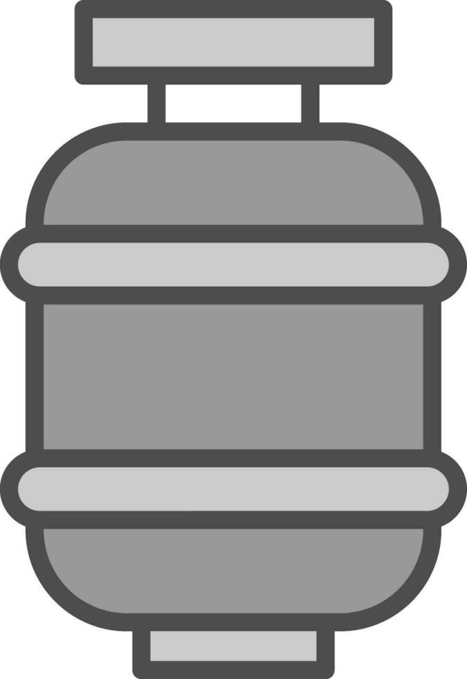 Gas bottle Vector Icon Design