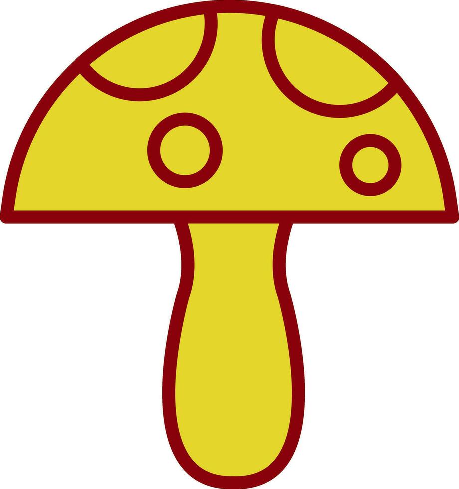 Toadstool Vector Icon Design