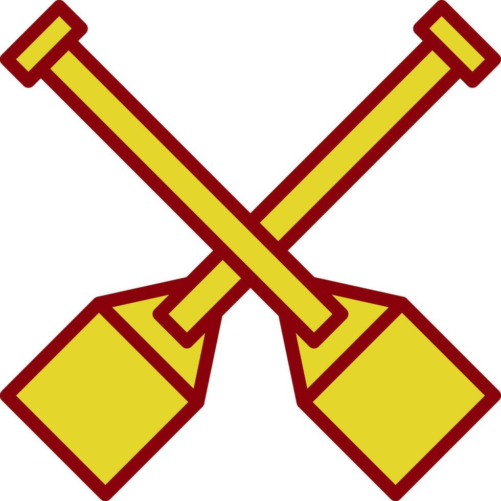 Oar Vector Icon Design