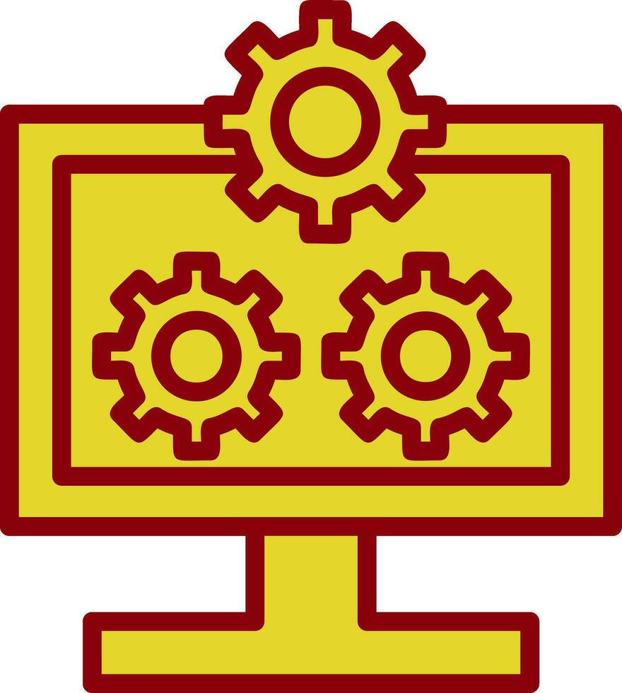 System Configuration Vector Icon Design