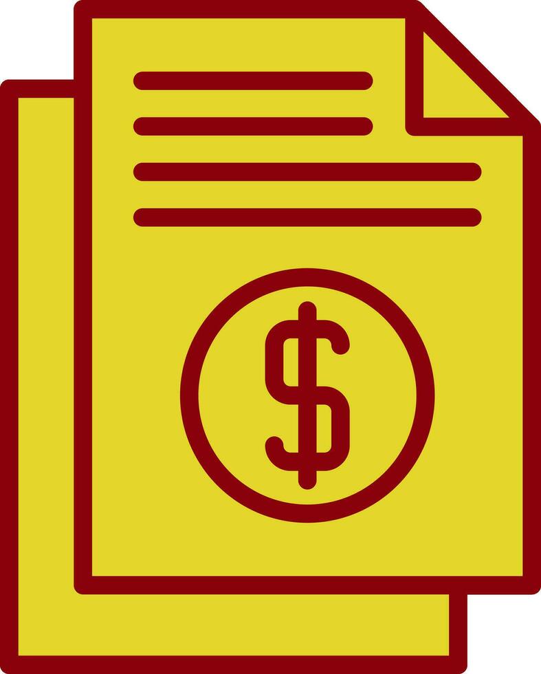 Invoice Vector Icon Design
