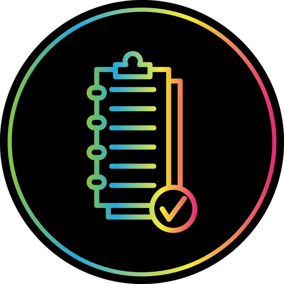 Passed Vector Icon Design