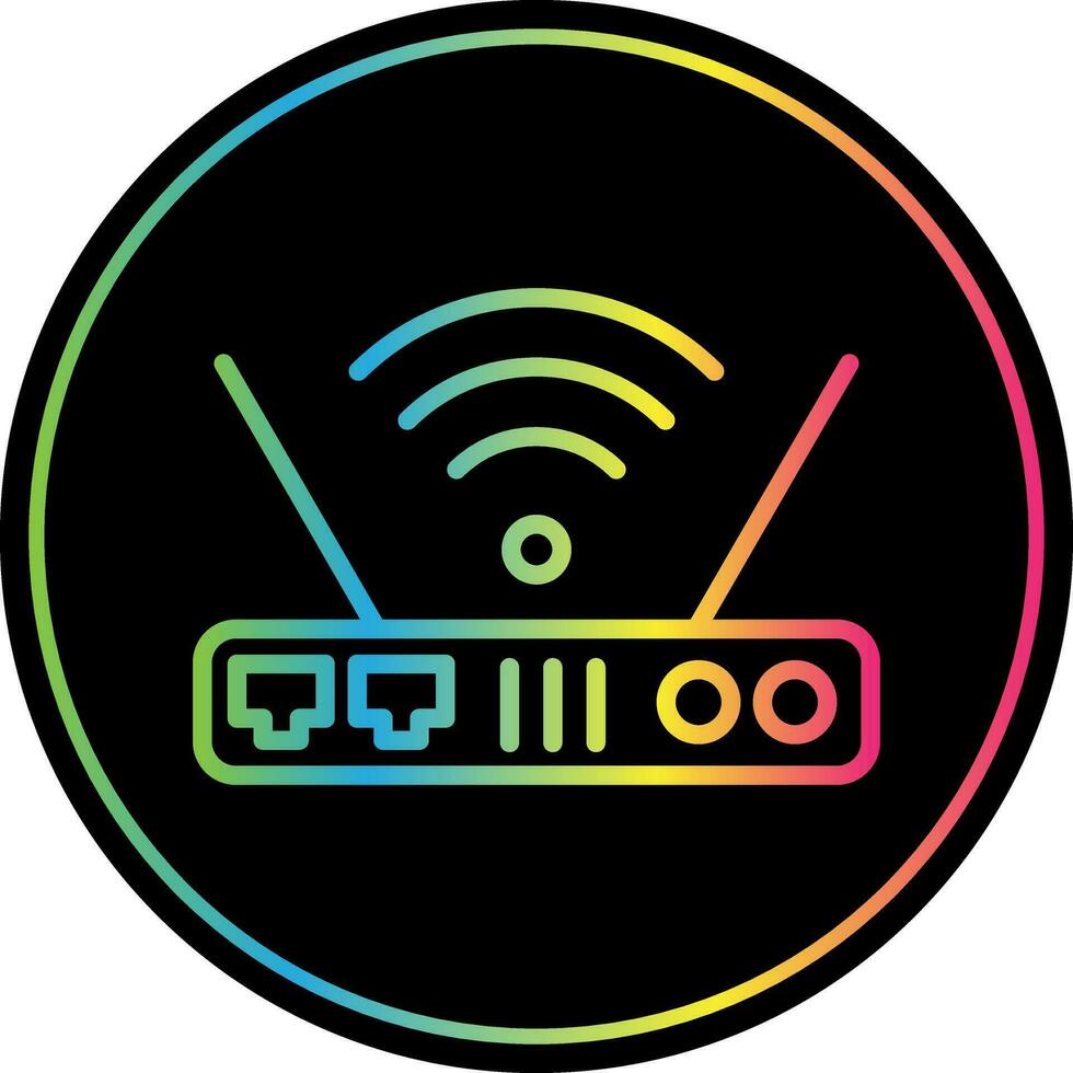 Router Vector Icon Design