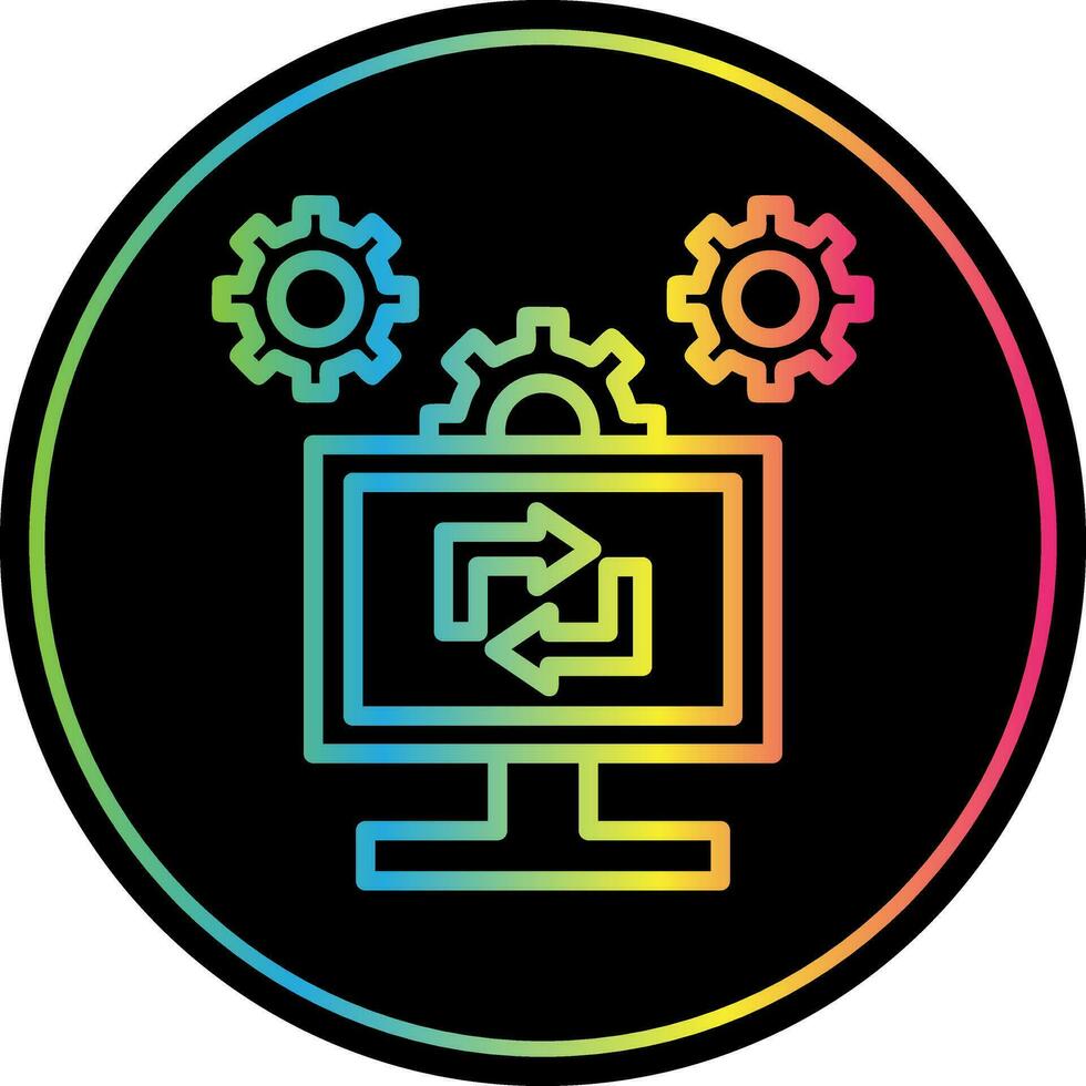 Software Configuration Vector Icon Design