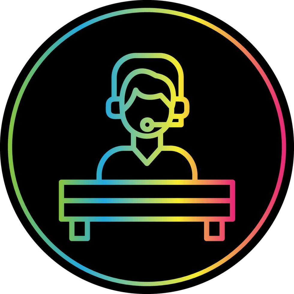 Help Desk Vector Icon Design