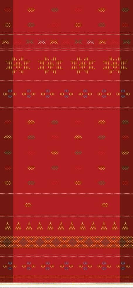 The traditional Batak Toba cloth is called Ulos Batak vector
