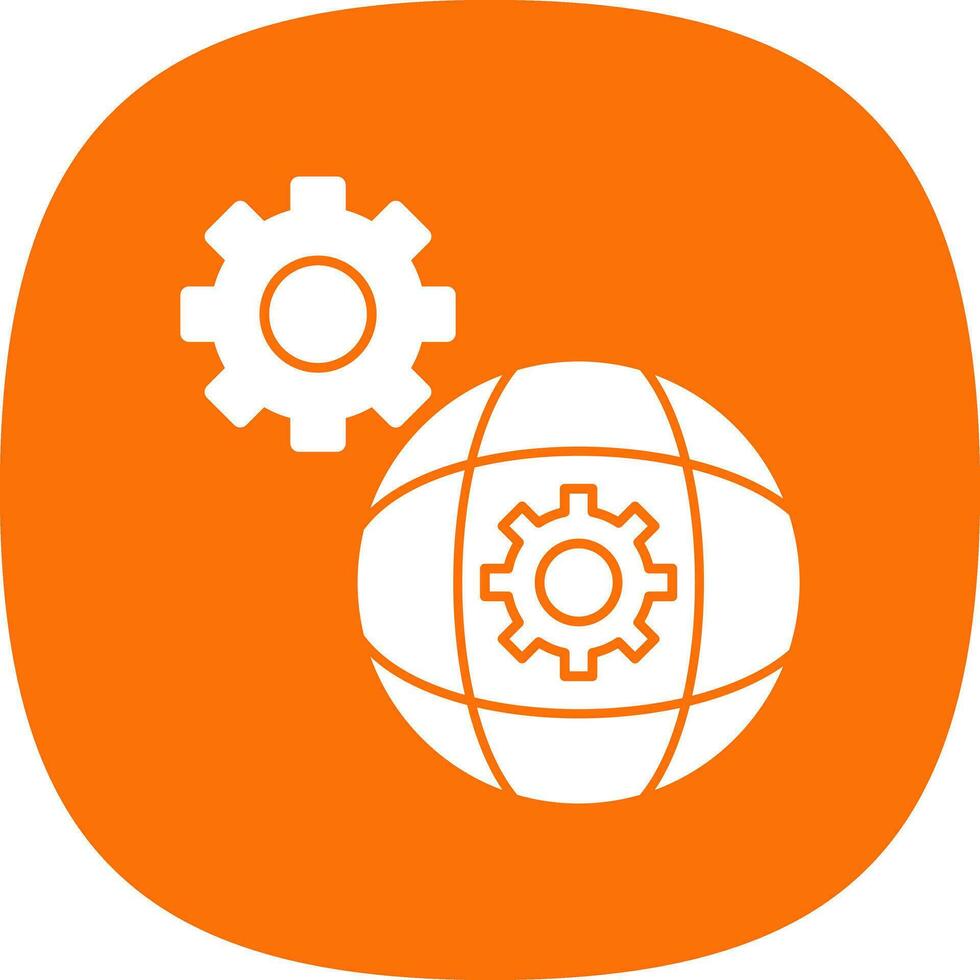 Network Settings Vector Icon Design