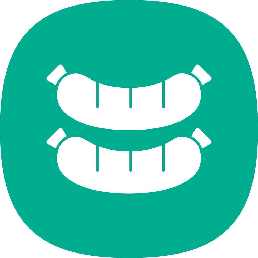 Sausage Vector Icon Design