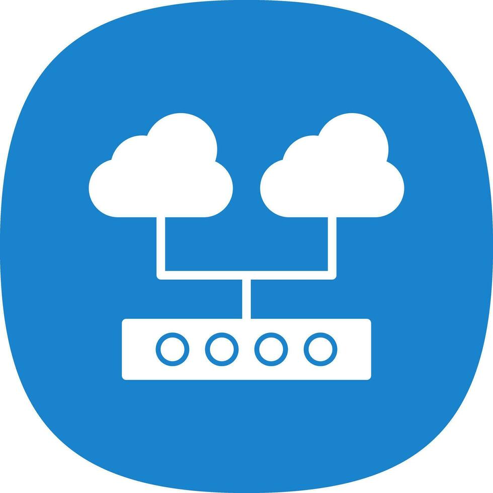 Cloud Support Vector Icon Design