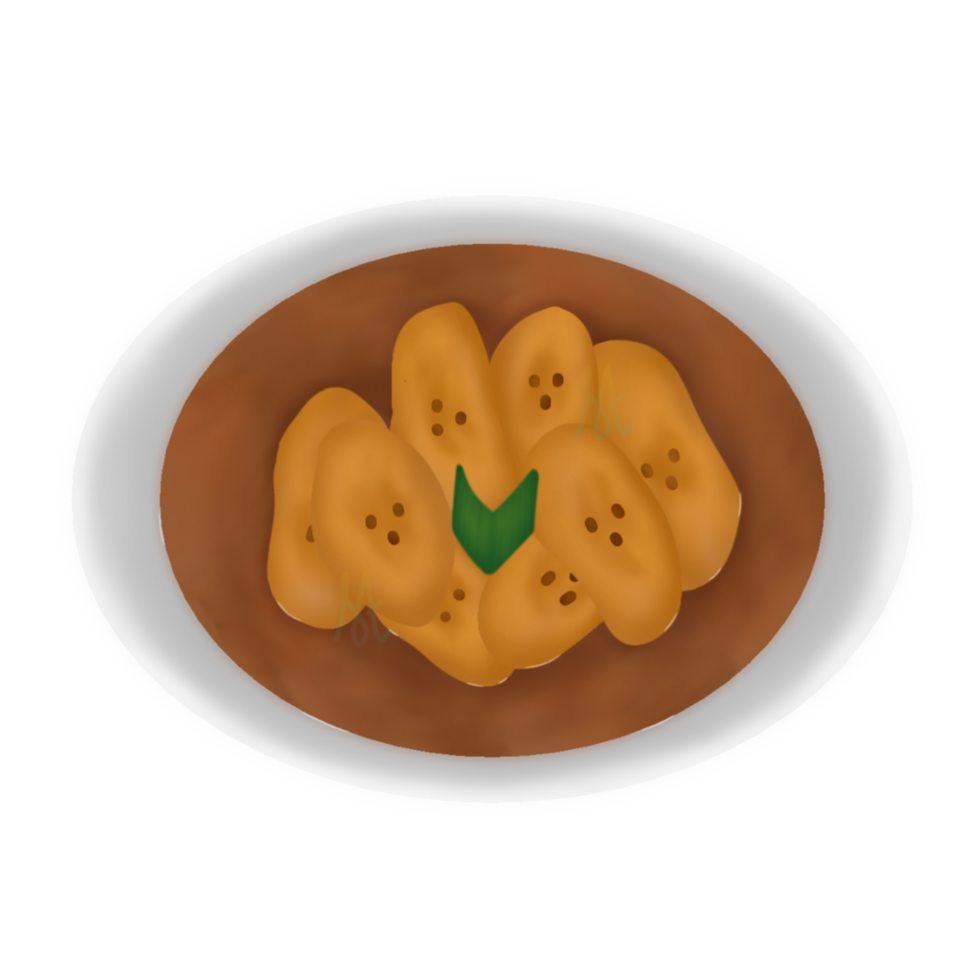 sweet banana compote png