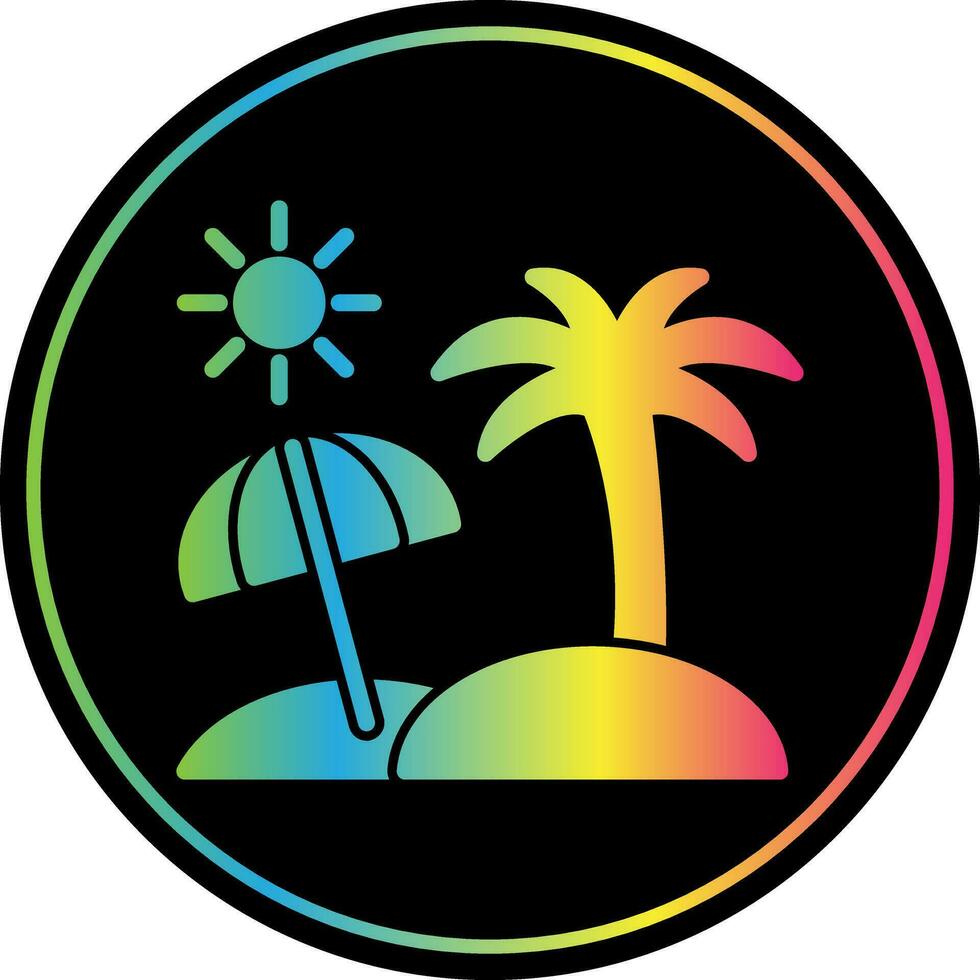 Beach Vector Icon Design