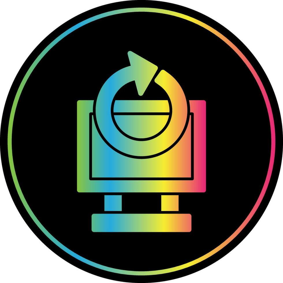 Data Recovery Vector Icon Design