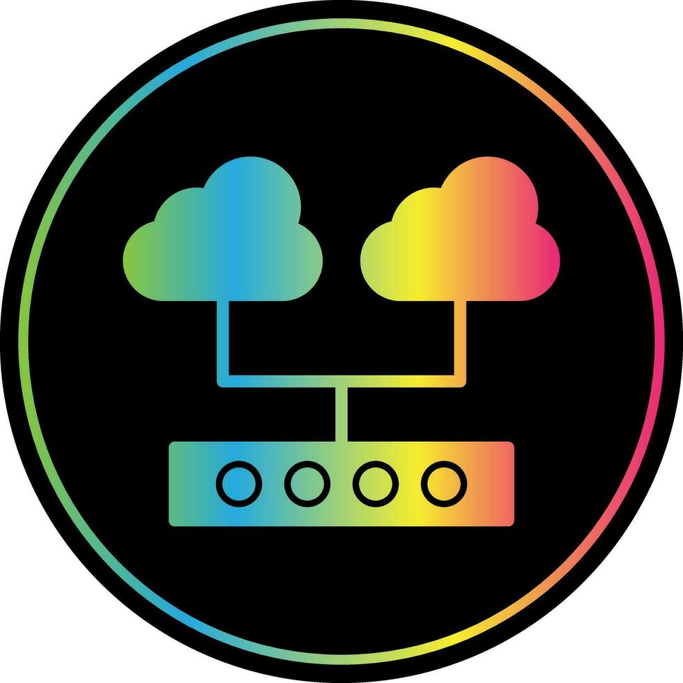 Cloud Support Vector Icon Design