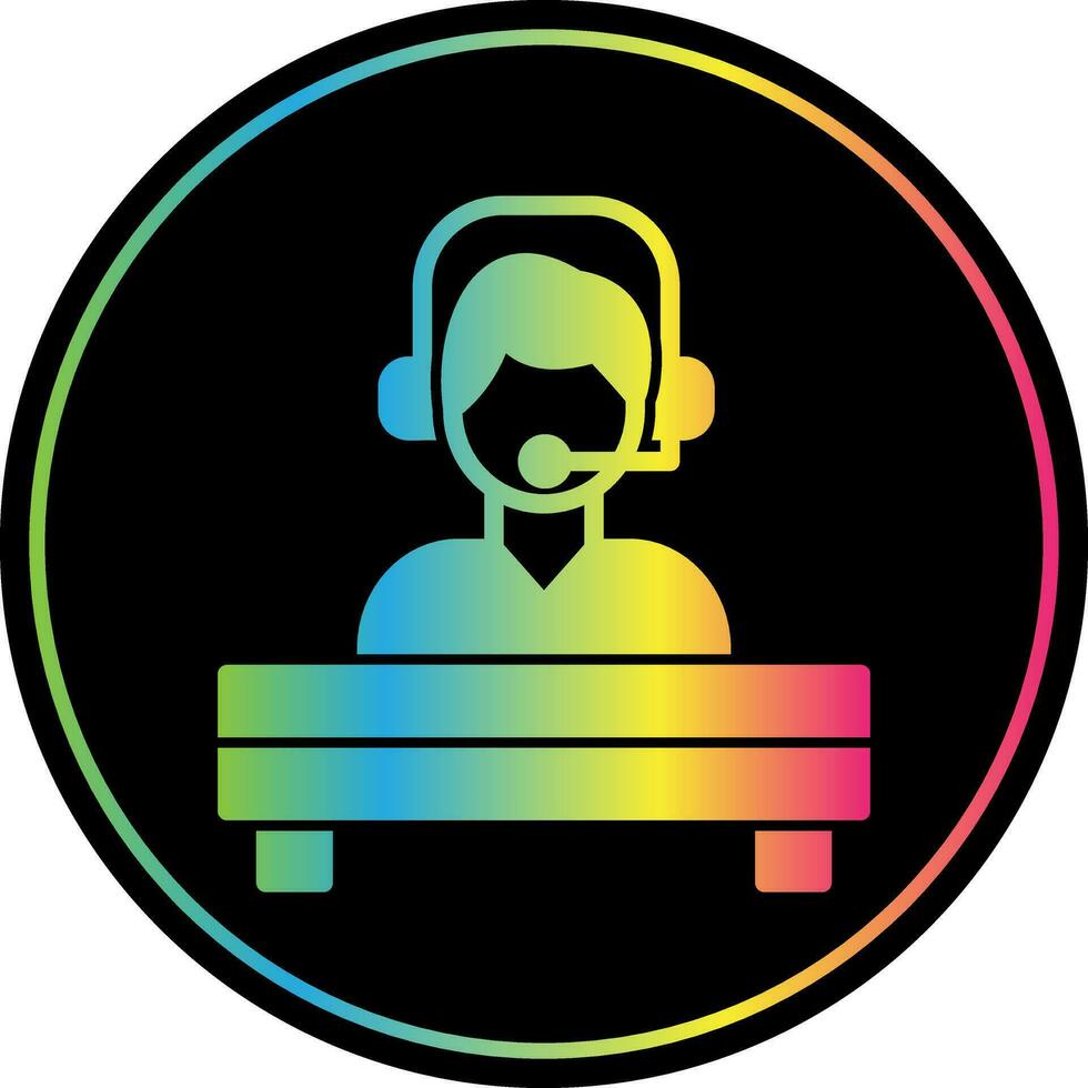 Help Desk Vector Icon Design