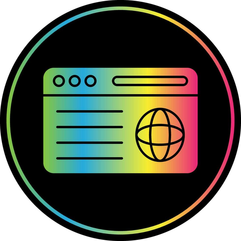 Website Vector Icon Design