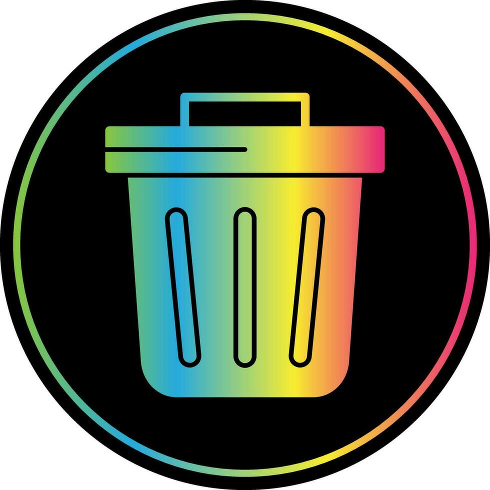 diseño de icono de vector de basura