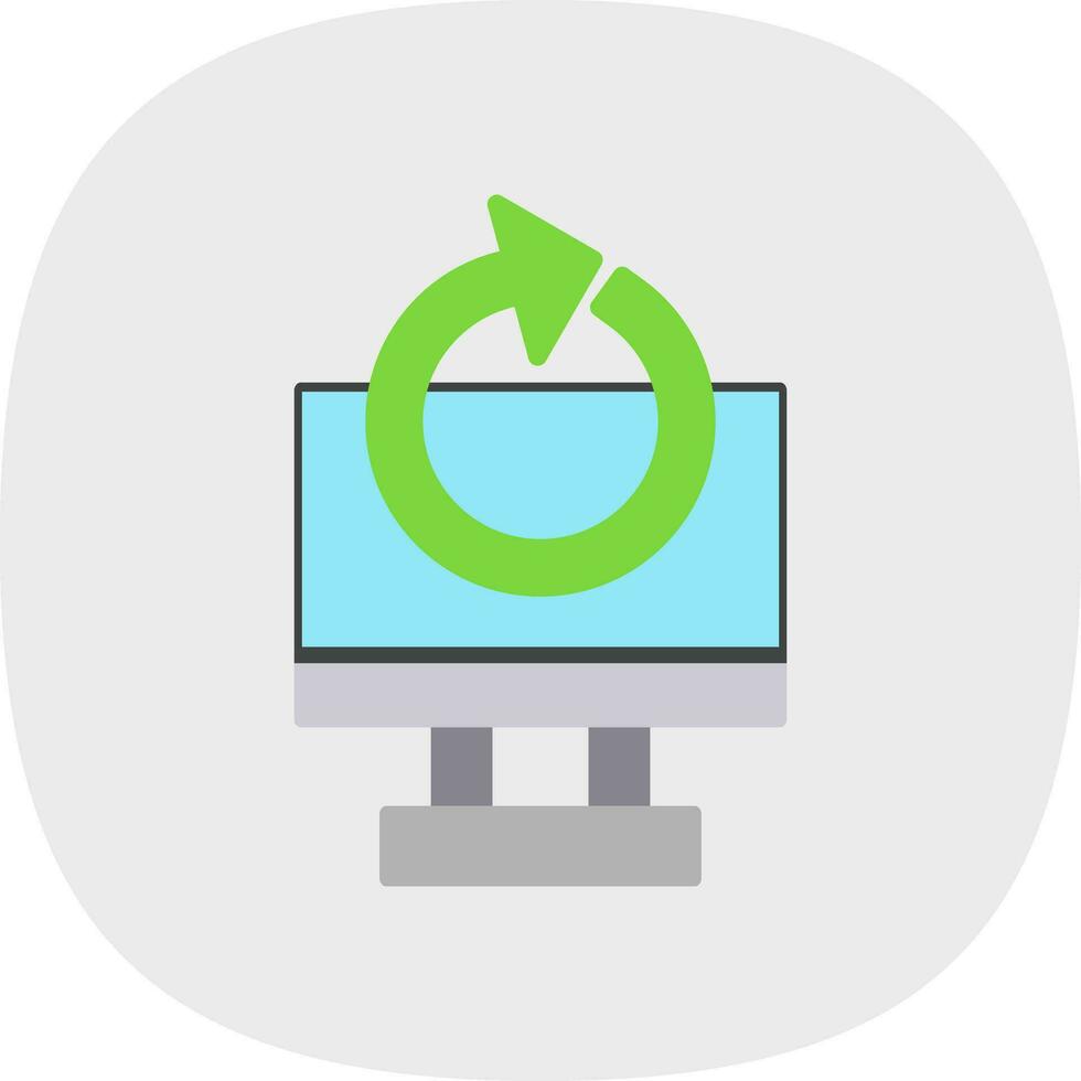 Data Recovery Vector Icon Design