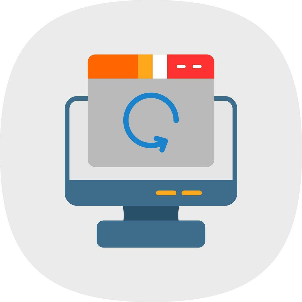 Landing Page Vector Icon Design