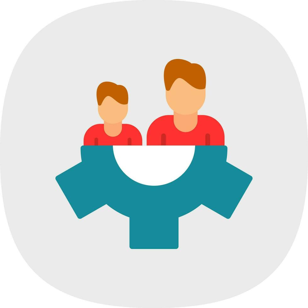 Team Work Vector Icon Design