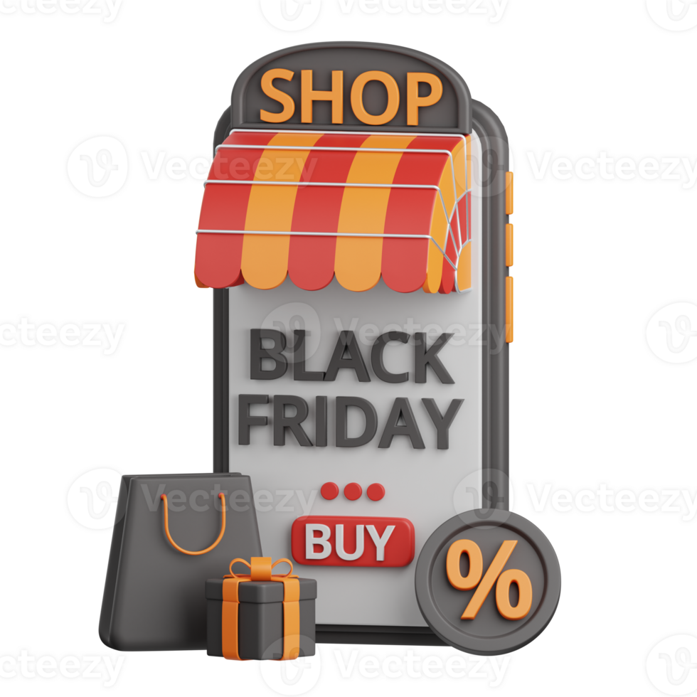 3d rendering discount store isolated useful for sale, discount, advertising, promo and marketing png