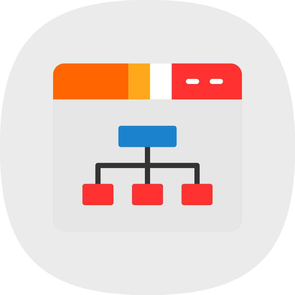 Sitemap Vector Icon Design