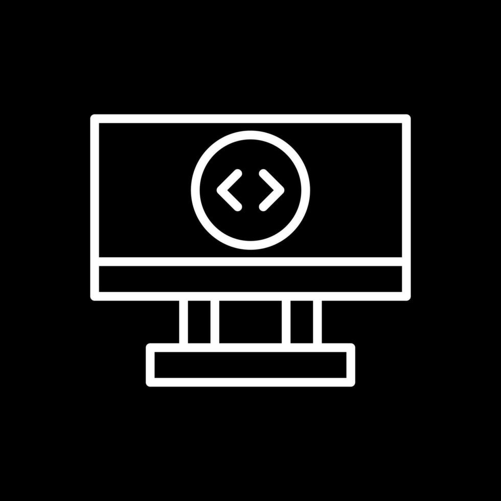 remoto escritorio vector icono diseño