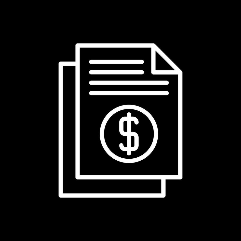 Invoice Vector Icon Design