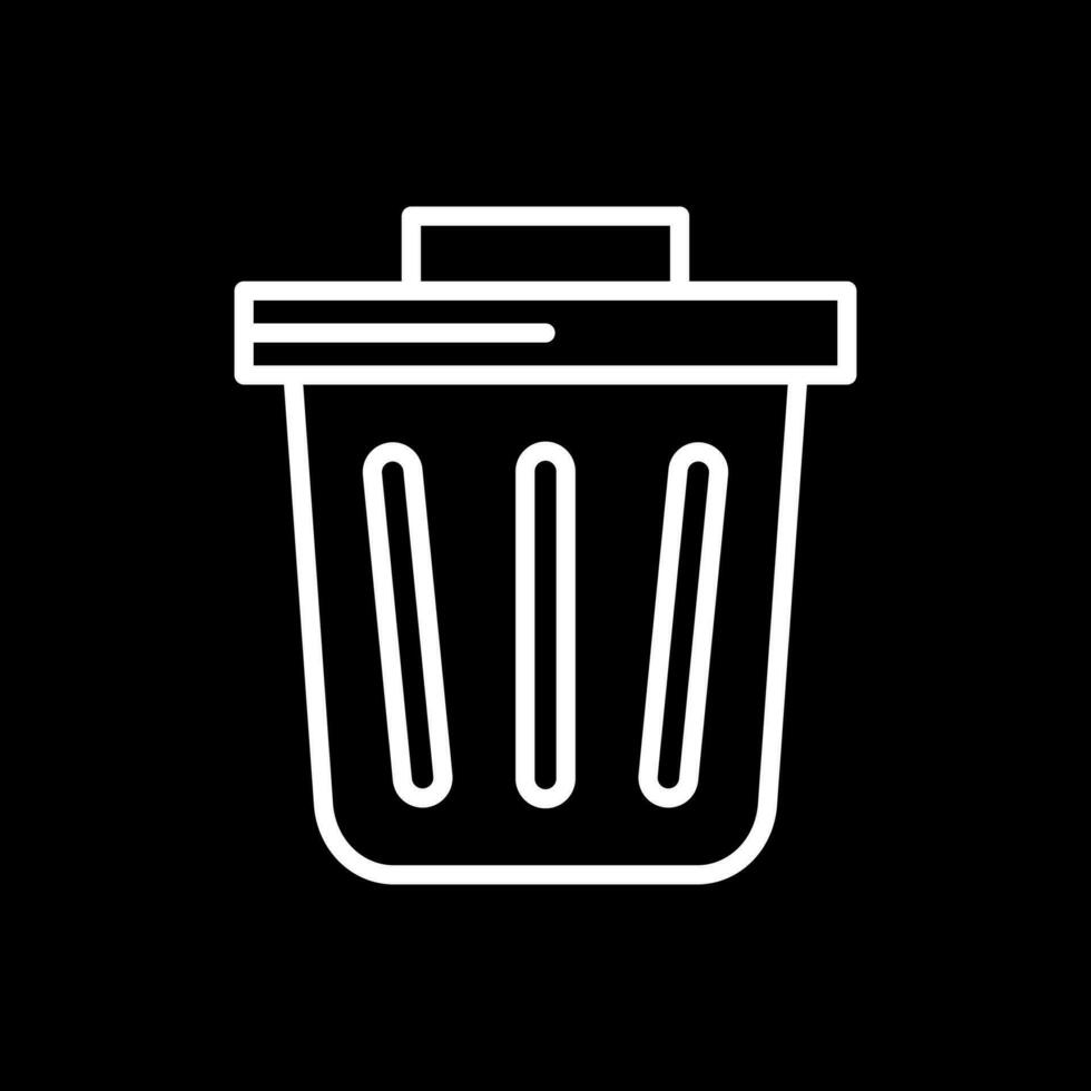 diseño de icono de vector de basura