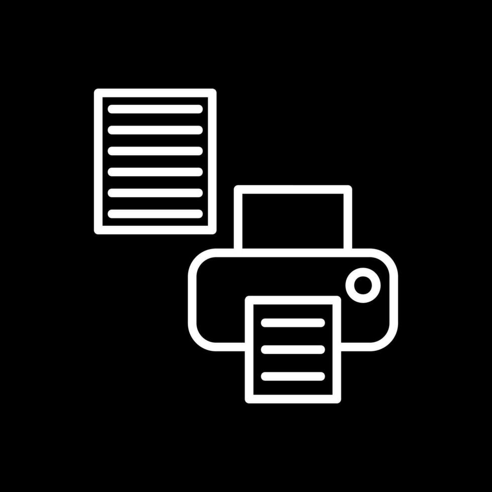 Printer Setup Vector Icon Design